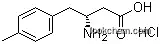 Molecular Structure of 177839-85-9 ((R)-3-AMINO-4-(4-METHYLPHENYL)BUTANOIC ACID HYDROCHLORIDE)